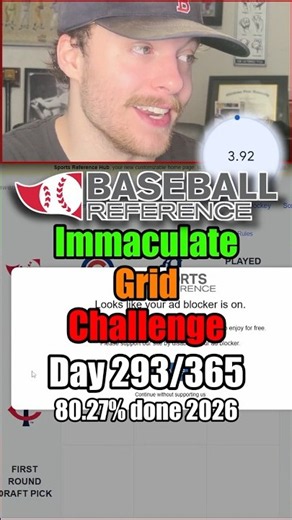 Immaculate Grid Challenge Day 293/365 #immaculategrid #baseballreference