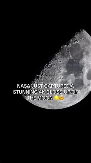 This is INSANE! #nasa #space | moon footage