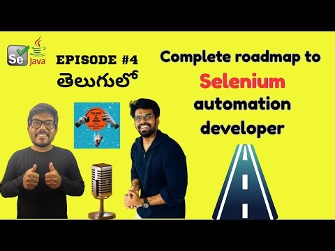 Selenium Automation Roadmap| Java | Beginner to Job-Ready Podcast #telugu #podcast #selenium #java