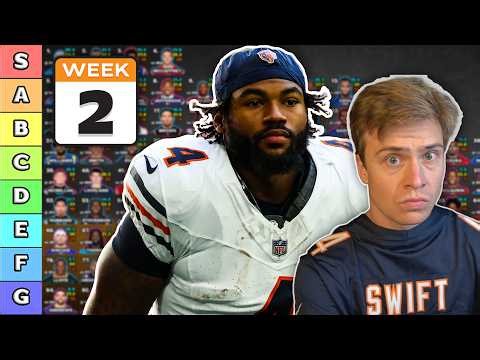 Week 2 Flex Rankings (Top 100)