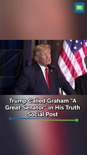 Donald Trump Offers Condolences After Senator Lindsey Graham's Death