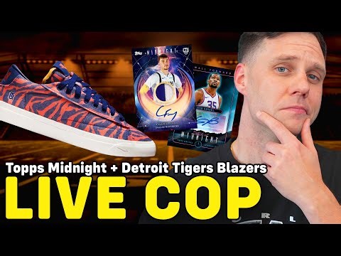 TODAY'S DROPS: NIKE DETRIOT BLAZER LOW & TOPPS MIDNIGHT BASKETBALL