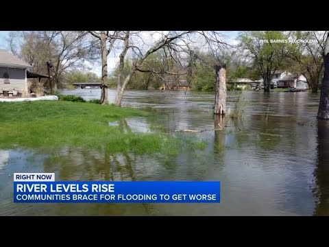 Chicago weather: River floodwaters impacting homes, roads in north suburbs after rounds of rainfall