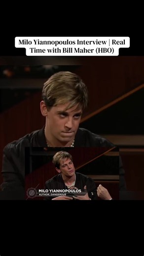 Milo Yiannopoulos Interview on Real Time with Bill Maher