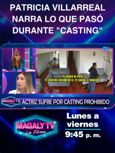 🚨💥ACTRIZ EXPONE TERRORÍFICO CASTING TRUCHO CON ESCALOFRIANTES EXIGENCIAS ÍNTIMAS 😱 Patricia llegó para revelar el terrible momento que vivió con el director Eric García Vilca, quien le exigía realizar escenas de cama, sentarse encima de él y quitarse el brasier sin contar con un guion profesional. ¡Una completa pesadilla! La joven actriz confesó que, al sentirse totalmente insegura y notar las verdaderas intenciones del sujeto, tuvo que usar cámaras ocultas desde una aplicación en su teléfono