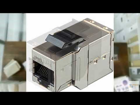 Review - Monoprice Shielded Straight Through Cat6A RJ45 Keystone in-Line Coupler - 10G, U