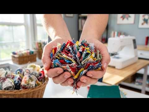 You Will NEVER Throw Away Leftover Fabric After Watching This! ❤️ 2 Home Ideas