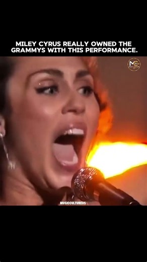 Miley Cyrus Powerful Perfomance At 2024 Grammy's 🎵 #shorts #popmusic