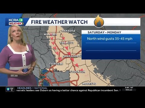 NorCal forecast: Winds, fire danger build into the weekend