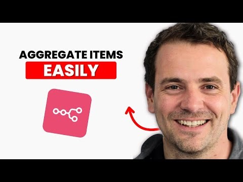 How To Use The Aggregate Node In N8N!