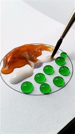 dian🇮🇳Flower🌼 #india flag colourmixing #art #satisfying #youtubeshorts #viralshorts #colors #flag