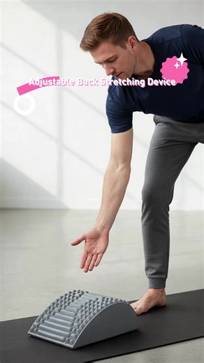 Back Stretching Device, Adjustable Settings for Multi-level Support, Back Stretching Equipment for Yoga, Pilates and Exercise, Body Care #BackStretcher #BackStretch #BackPainRelief #SpineStretch #BackCare #PostureCorrector #SpineHealth #BackSupport #YogaStretch #PilatesStretch #HomeWorkoutUK #FitnessUK #WellnessUK #StretchingExercise #LowerBackRelief #SpineAlignment #DailyStretch #BackStretchingDevice #FitnessRecovery #BodyCare #WorkoutRecovery #HealthyBack #FitnessEquipment #BackMobility #UKFit