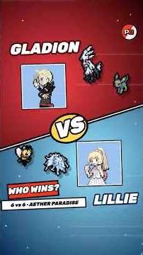 Lillie vs Gladion at Aether Paradise. Who wins? ❄️⚔️ #shorts