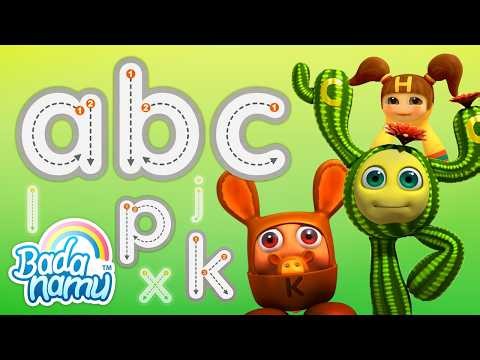 Lowercase Version!! TRACE & SING the Alphabet | Nursery Rhymes, ABC Songs, Kids Songs, and Lullabies