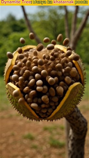 This Tree Explodes Like a Bomb! 😱💣#shorts #facts #viral