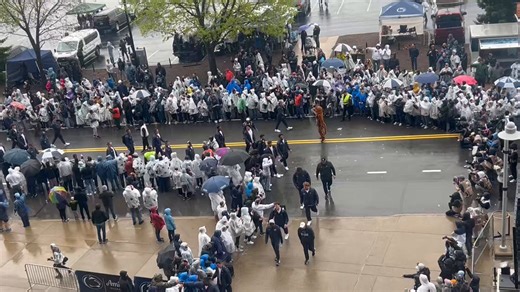 Matt Campbell leads Penn State into Beaver Stadium for the first time.