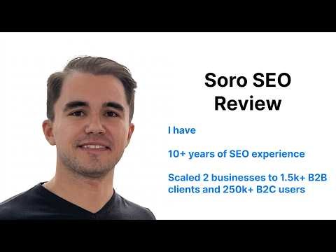 Soro SEO Review 2026: Full Product Demo, Features & Pricing