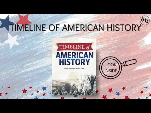 Timeline of American History Flip Through | America History Resource