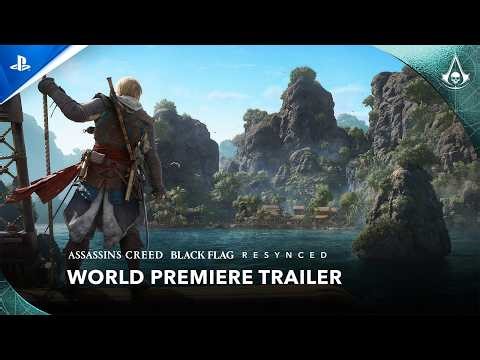 Assassin's Creed Black Flag Resynced - World Premiere Trailer | PS5 Games