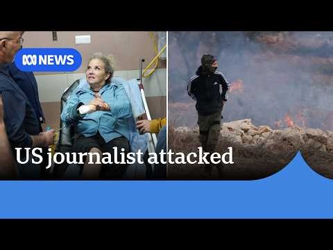 US journalist attacked as Israeli settlers clash with Palestinians in West Bank | ABC NEWS