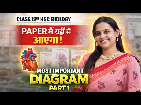 Biology Diagram Series – Day 1 🔥 | Class 12 HSC | Tapi Miss