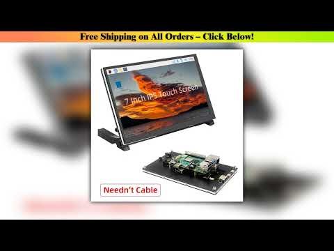 Raspberry Pi 5 7 Inch Touch Screen IPS 1024x600 HD LCD HDMI-compatible Display for RPI 4B 3B+ OPI
