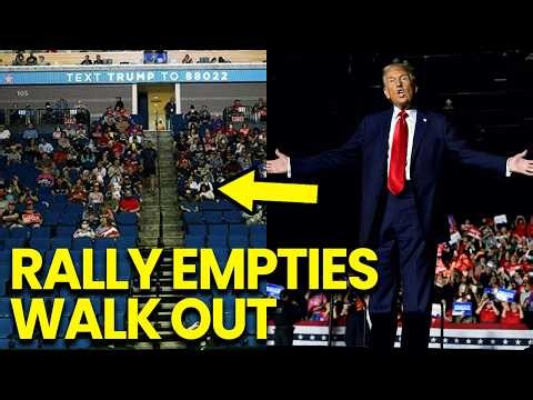 Trump Rally EMPTIES OUT as Thousands WALK OUT Mid-Speech
