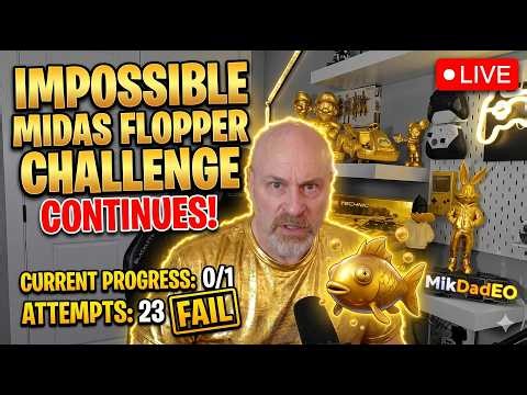 IMPOSSIBLE Midas Flopper Challenge Continues!!🏆 Fortnite Chapter 7 Gameplay