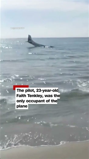 Small plane lands in ocean off Florida beach