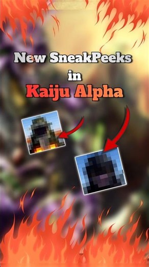 New Sneakpeeks In Kaiju Alpha!📸 #roblox #kaijualpha
