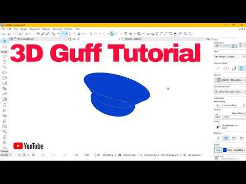 | Archicad Tutorial | - | 3D Woof Model through revolve tool | Archicad GDL | rkvideo1 |