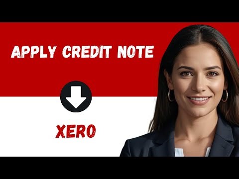 How to Apply a Credit Note to a Bill in Xero | Xero Credit Note to Bill | Applying Supplier Credit