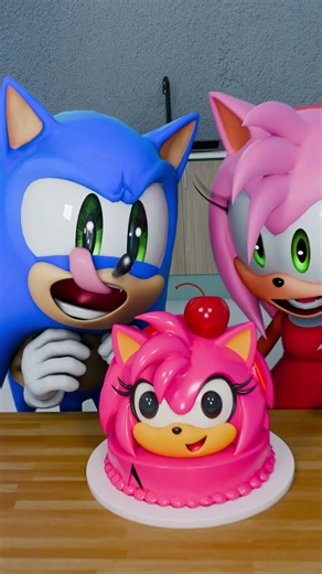 POV - Amy Rose is cooking with Knuckles🎂🎂🎂 (Sonic the Hedgehog 4 Animation) #sonic #funny