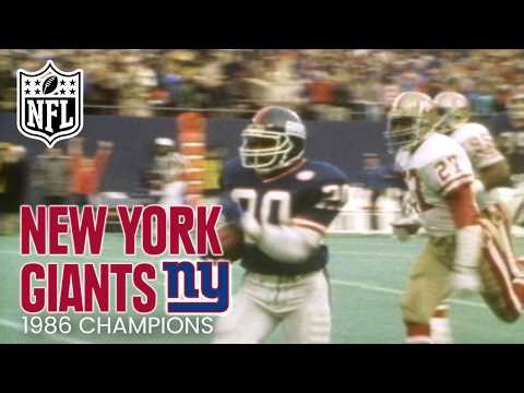 The 1986 New York Giants | NFL The Super Bowl Champions