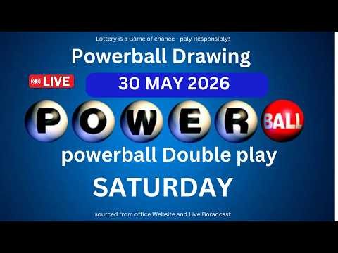 Powerball drawing live Results 30 May 2026 | powerball drawing live today