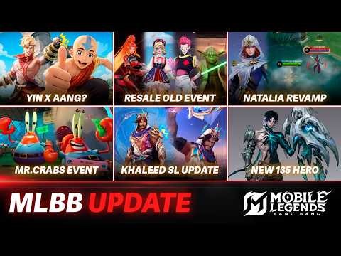 AVATAR COLLAB | NEW HERO NOCTIS | SPONGEBOB COLLAB | MR KRABS BANE | NATALIA REVAMP | MOBILE LEGENDS