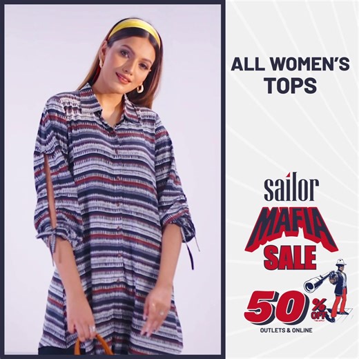 𝟓𝟎% 𝐎𝐅𝐅 𝐨𝐧 𝐀𝐋𝐋 𝐖𝐨𝐦𝐞𝐧'𝐬 𝐓𝐨𝐩𝐬! 𝐌𝐀𝐅𝐈𝐀 𝐒𝐀𝐋𝐄 𝐑𝐄𝐓𝐔𝐑𝐍𝐒!🤠 All Outlets and Online* Visit Outlet: https://sailor.clothing/store-locator Discover more Tops online: https://tinyurl.com/WomenTopsMafiaSale01 🛒Sizes are running out—grab yours now! #Sailor #Sailing_Life #MafiaSale25 #SailorSale | Sailor - Sailing Life