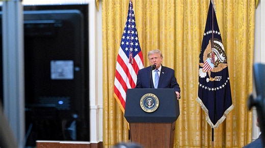 Trump attacks ABC, NBC for not carrying speech