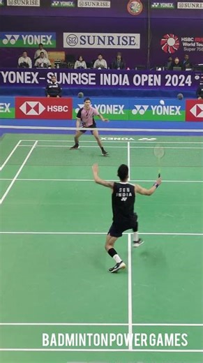 LAKSHYA SEN V/S PRIYANSHU good match fight #badminton #india