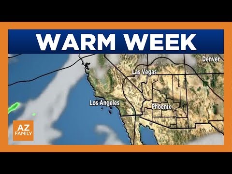 Mostly sunny, warm weekend ends with near-record temperatures in Phoenix