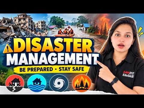 Disaster Management in 🌪️ | Types of Disasters, Causes & Prevention | SST 