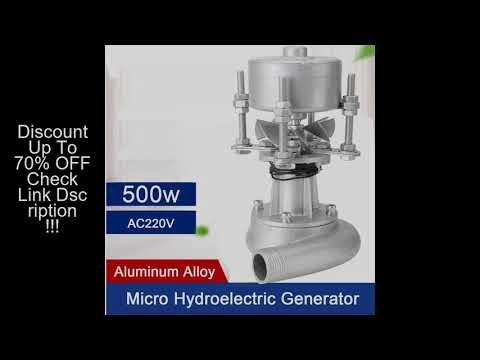 500W Micro Hydroelectric Generator AC220V Hydro Power Station Mini-Water Turbine Generator Permanent