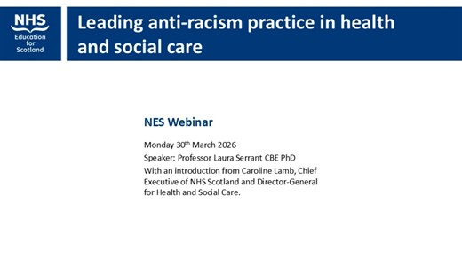 Leading anti-racism in practice, March 30th 2026