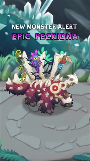 Epic Peckidna is available NOW to buy/breed or Transpose for a limited time! Get it while you can! #mysingingmonster #fyp #gaming #music #msm