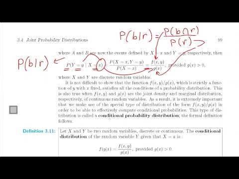 3.4.8 Conditional Probability Definition 3-11