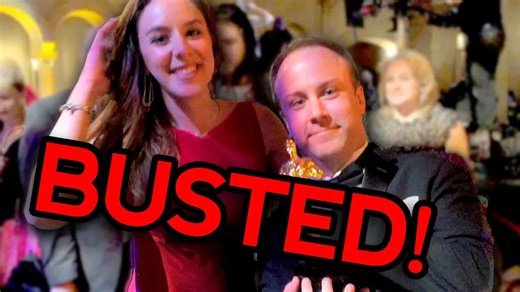 Fake Oscar prank - bonus footage!