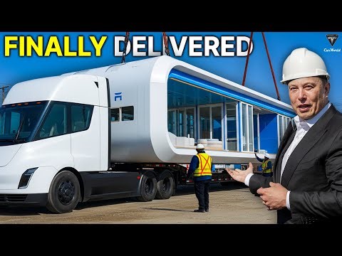 Elon Musk LEAKED 1st Delivery Tesla Tiny House! Everything Will FREE? What's Inside?