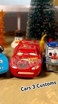 Disney Cars 3 Custom Diecasts (Damaged McQueen, Headset, Cotter Pin) Ornament Valley Motorama Part 7