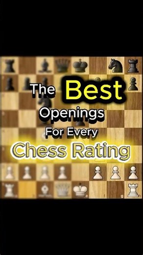 The Best Openings for Every Rating #chess #chessgame #chessopening#shorts