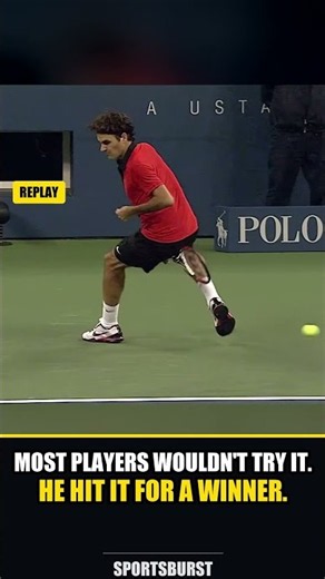 BETWEEN THE LEGS. MATCH POINT. | Roger Federer vs Novak Djokovic, US Open 2009